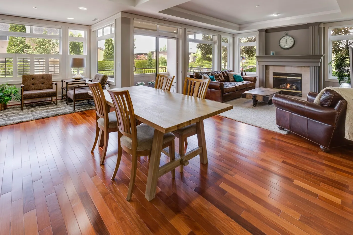 Warm, welcoming home interior with natural light